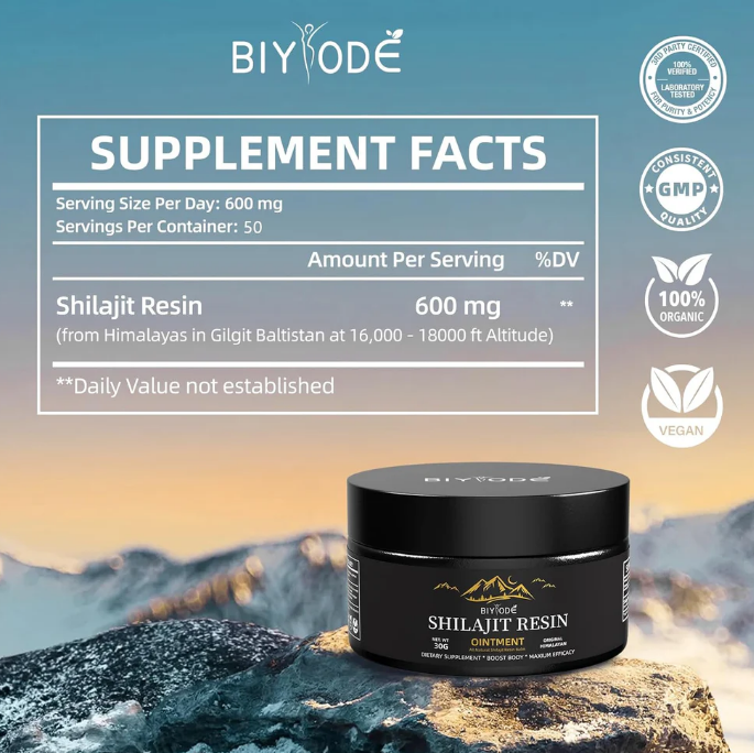 Pure Himalayan Shilajit Resin